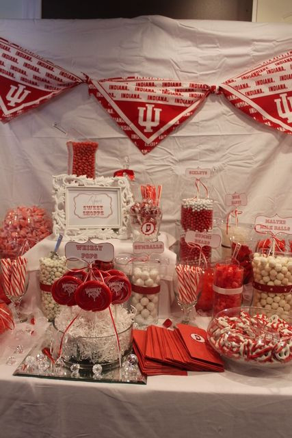 Red White And Blue Graduation Party Ideas
 Southern Blue Celebrations RED CANDY BUFFETS & DESSERT TABLES