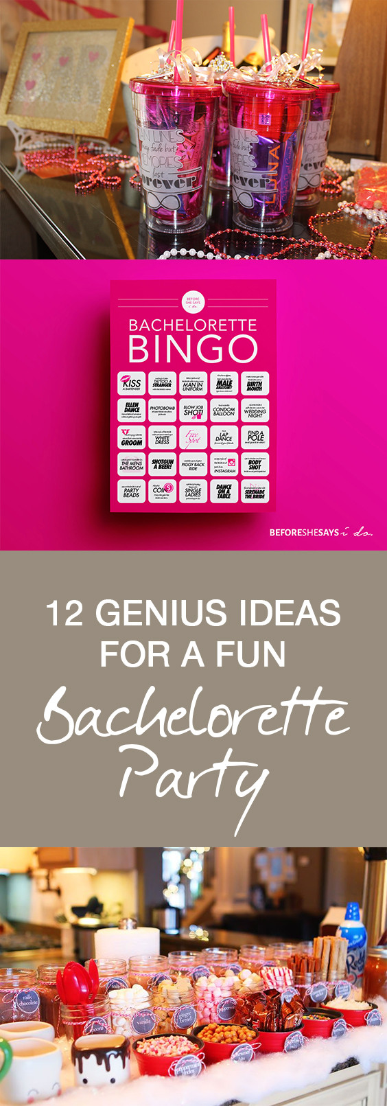 Reddit Bachelorette Party Ideas
 12 Genius Ideas for a Fun Bachelorette Party Oh My Veil