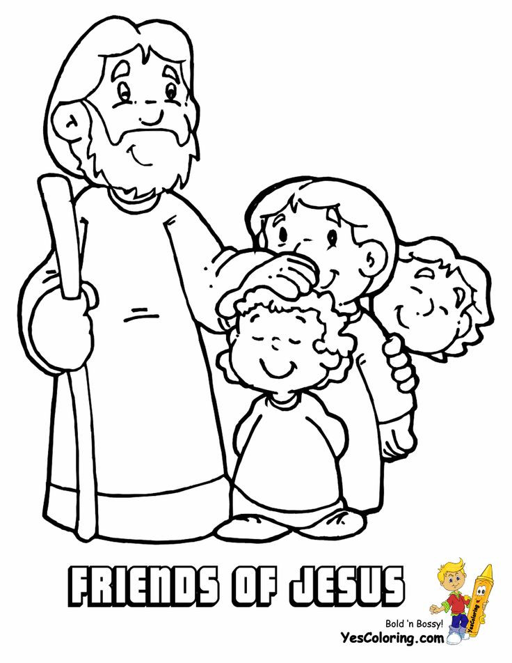 Religious Coloring Pages For Kids
 52 best Jesus Blessing the Children images on Pinterest