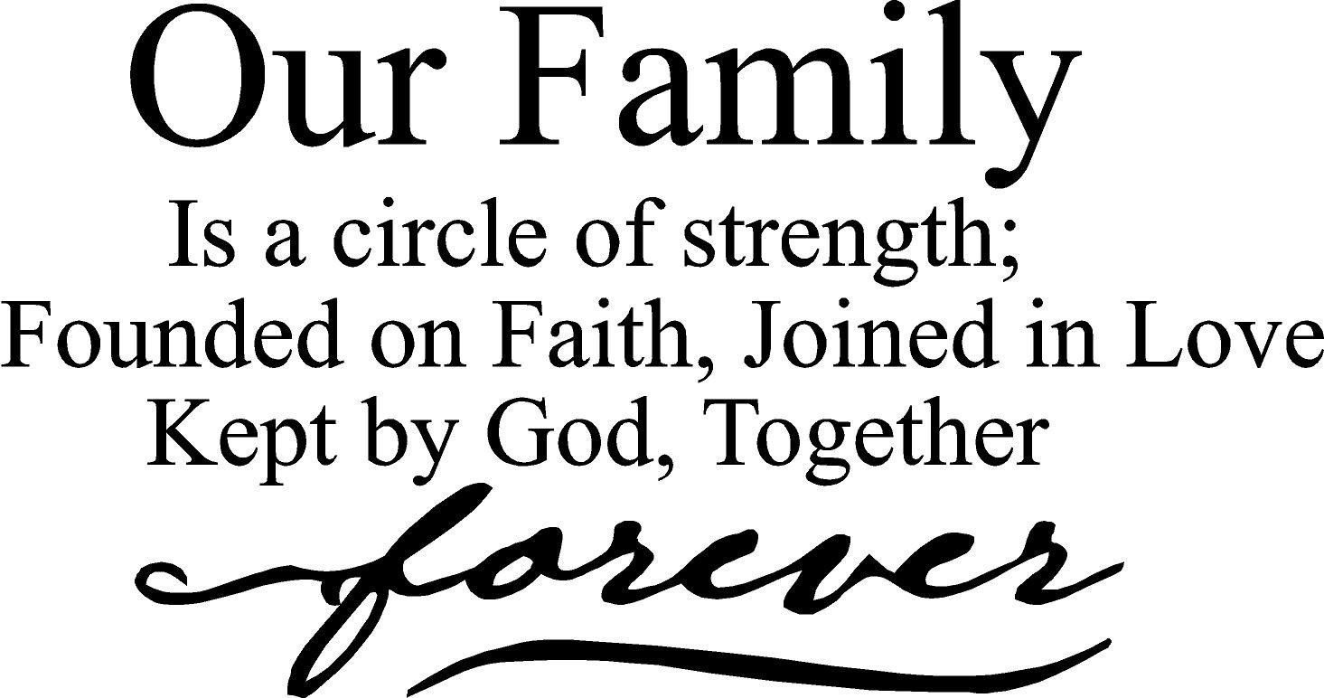 Religious Quotes About Family
 Christian Family Quotes And Sayings QuotesGram