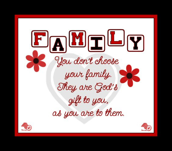 Religious Quotes About Family
 Grace From God Christian Families