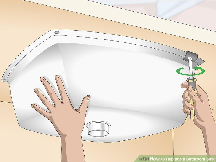 Replace A Bathroom Sink
 4 Ways to Replace a Bathroom Sink wikiHow