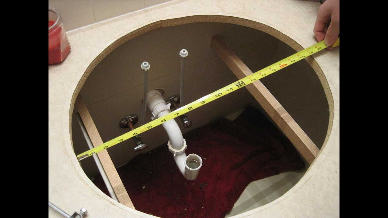 Replace A Bathroom Sink
 How to Install a Drop In Bathroom Sink