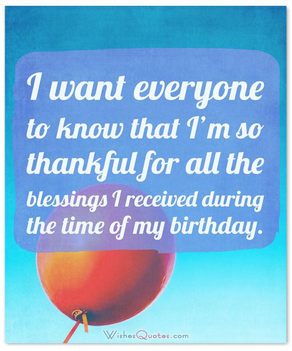 Response To Birthday Wishes
 Birthday Thank You Messages The plete Guide
