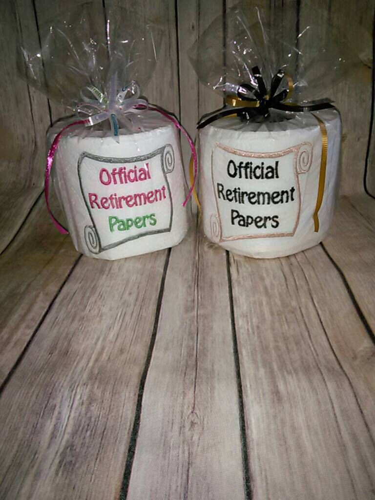 Retirement Party Gift Ideas For Friends
 Retirement Gift Idea ficial Retirement Paper