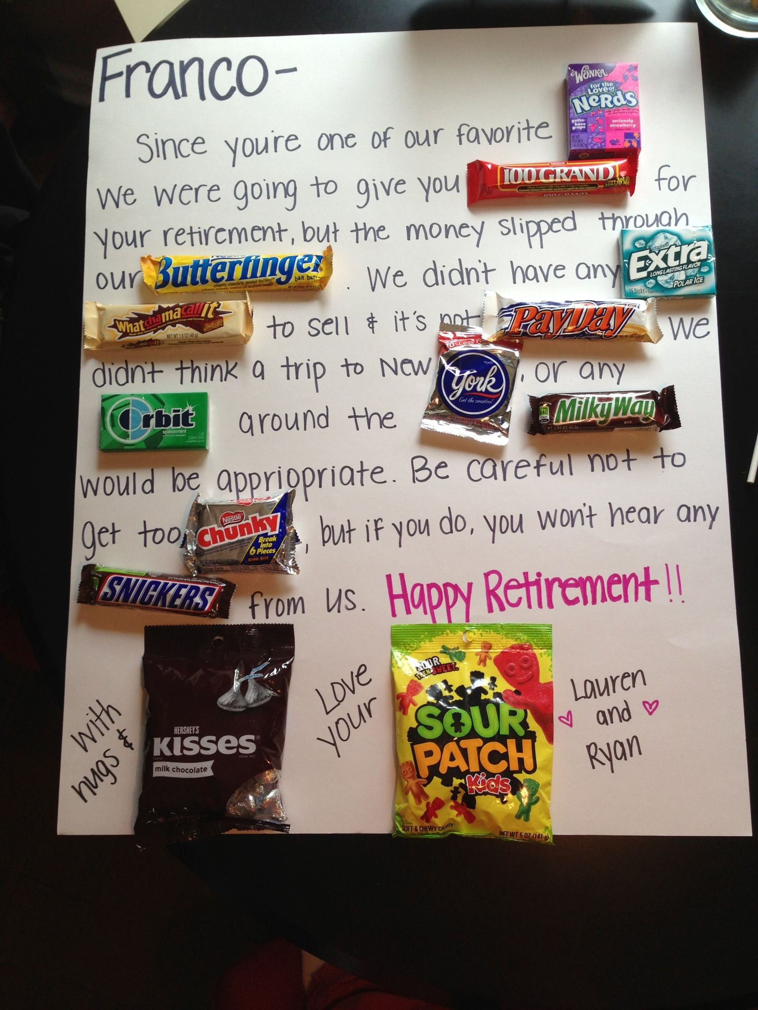 Retirement Party Gift Ideas For Friends
 DIY Retirement Gift