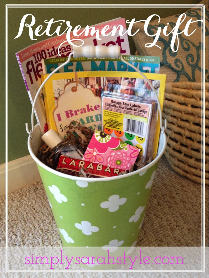 Retirement Party Gifts Ideas
 Customizing a Retirement Gift Simply Sarah Style