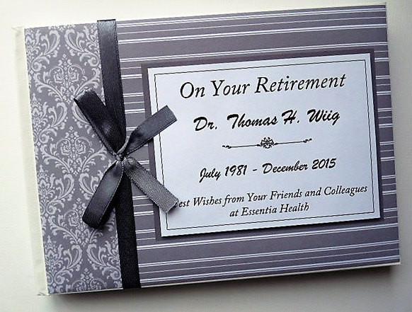Retirement Party Guest Book Ideas
 Personalised Grey Retirement Wedding Occassion Guest Book