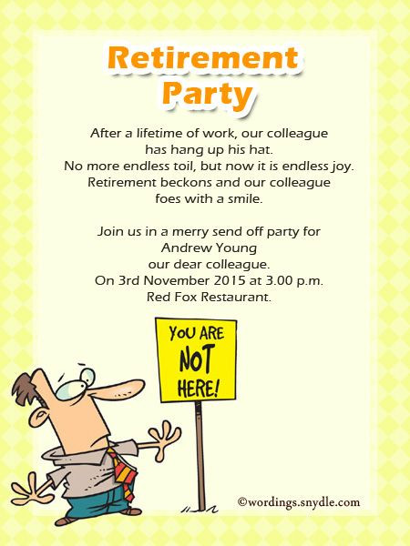 Retirement Party Wording Ideas
 Pin by Doreen Hoffman on retirement invite