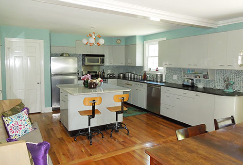 Retro Modern Kitchen
 Bizarro twin Pam and a tale of 6 kitchens Retro Renovation