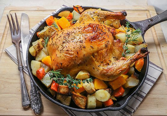 Roasted Chicken And Vegetable Recipe
 Roasted Chicken with Root Ve ables The Chic Site