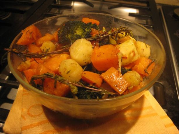 Roasted Winter Vegetables Recipe
 Honey Rosemary Roasted Winter Ve ables Recipe Food