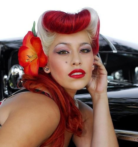 Rockabilly Hairstyles For Long Hair
 vintage rockabilly hairstyles