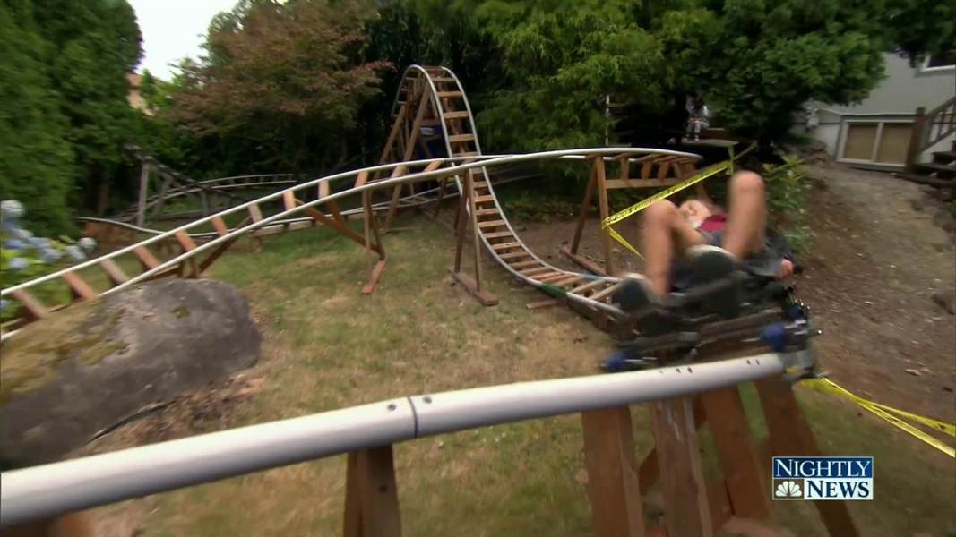 Roller Coaster In Backyard
 Enjoy the Thrills of a Roller Coaster in Your Own Backyard