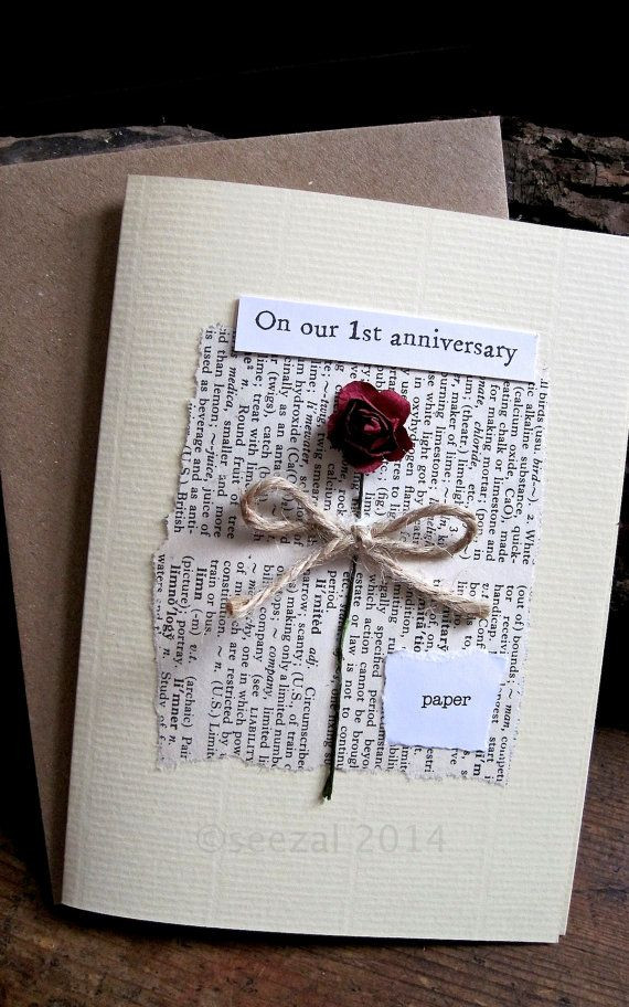 Romantic Anniversary Gift Ideas
 Romantic and understated First Wedding Anniversary by