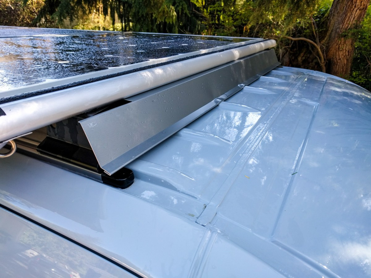 Roof Rack Fairing DIY
 Front fairing reduces roof rack noise – Sprinter Adventure Van
