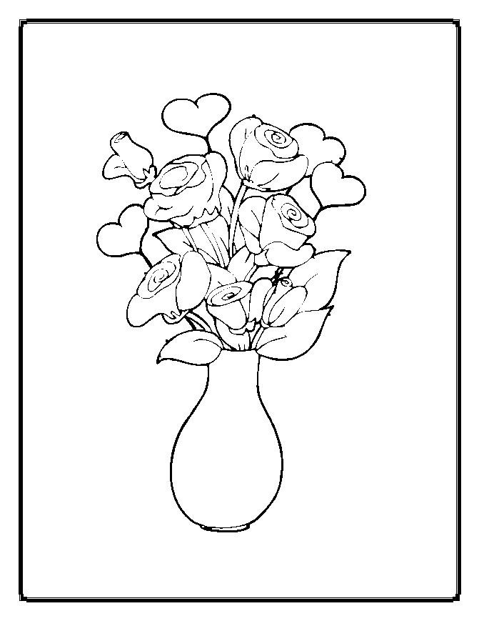 Rose Coloring Pages For Girls
 Roses Coloring Pages Ideas For The Girls