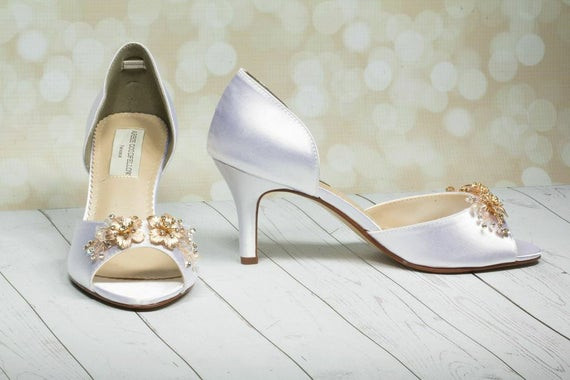 Rose Gold Wedding Shoes
 Items similar to Rose Gold Wedding Shoes Bespoke Wedding