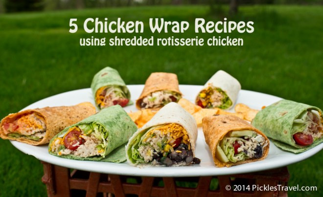 Rotisserie Chicken Sandwiches
 5 Chicken Wrap Sandwich Recipes Summer Picnic Fun