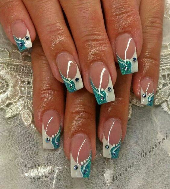 Round Tip Nail Designs
 6210 best Funky French Tip Nails images on Pinterest