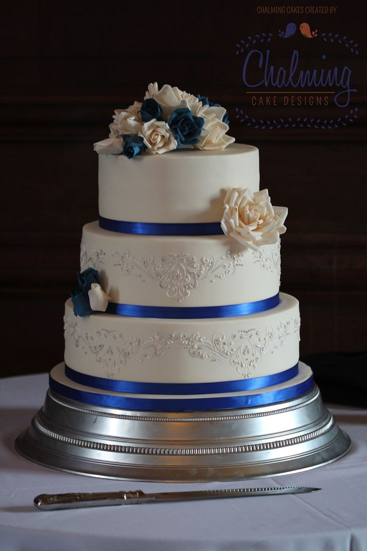 Royal Blue And Silver Wedding Cakes
 10 of the Best Colors that Go with Royal Blue EverAfterGuide