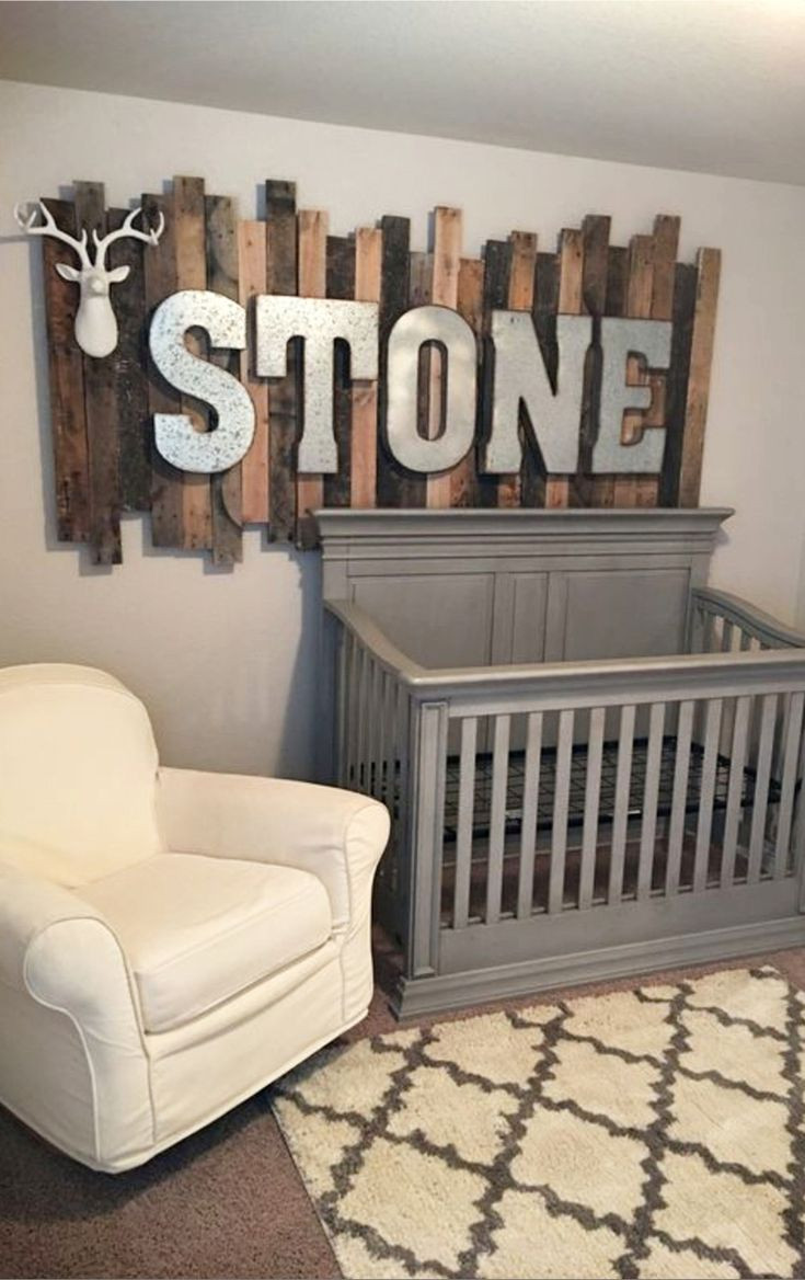 Rustic Baby Bedroom
 DIY Rustic Nursery Ideas