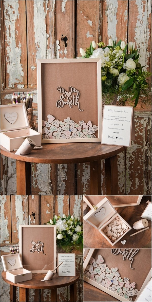 Rustic Guest Book For Wedding
 Rustic Wedding Guest Book