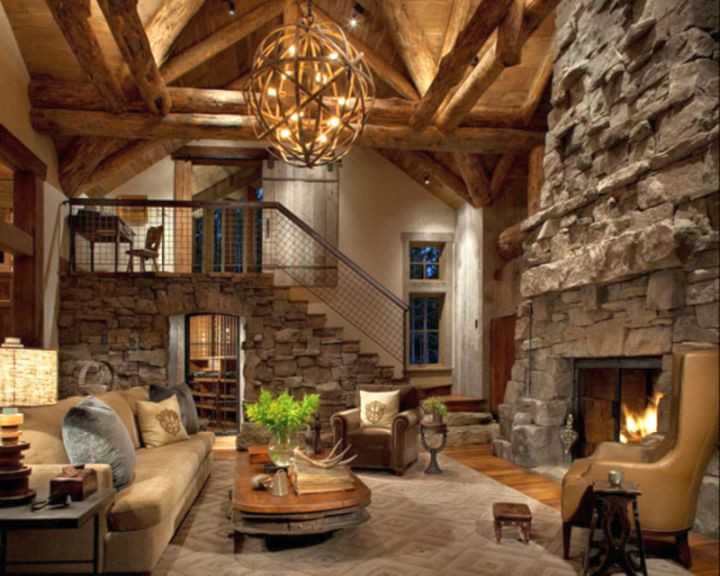Rustic Living Rooms With Fireplace
 18 Elegant Modern Rustic Living Room Ideas For You to Try