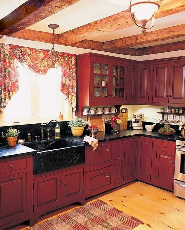 Rustic Paint Colors For Kitchen
 80 Cool Kitchen Cabinet Paint Color Ideas Noted List