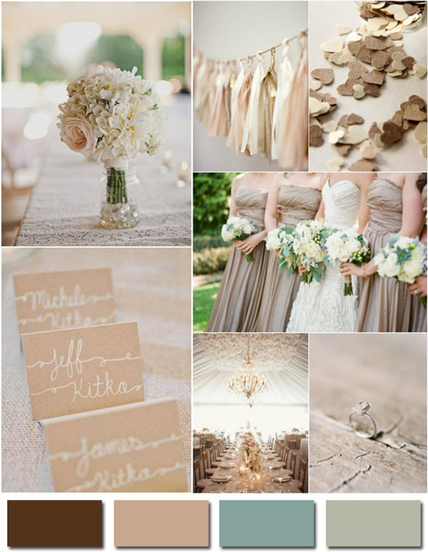 Rustic Wedding Color Schemes
 Fabulous Wedding Colors 2014 Wedding Trends Part 3
