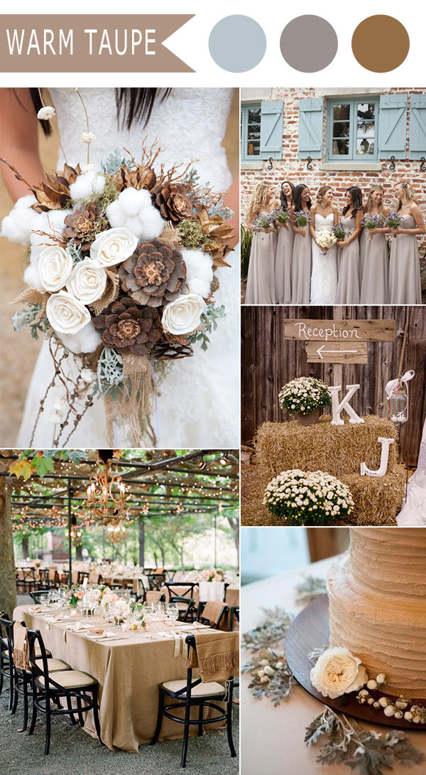 Rustic Wedding Color Schemes
 Top 10 Fall Wedding Color Ideas For 2016 Released By Pantone