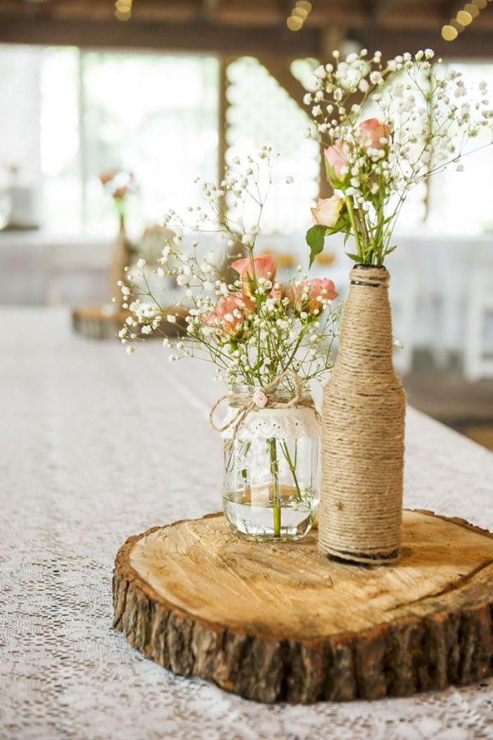 Rustic Wedding Decorations
 30 DIY Rustic Decor Ideas using Logs