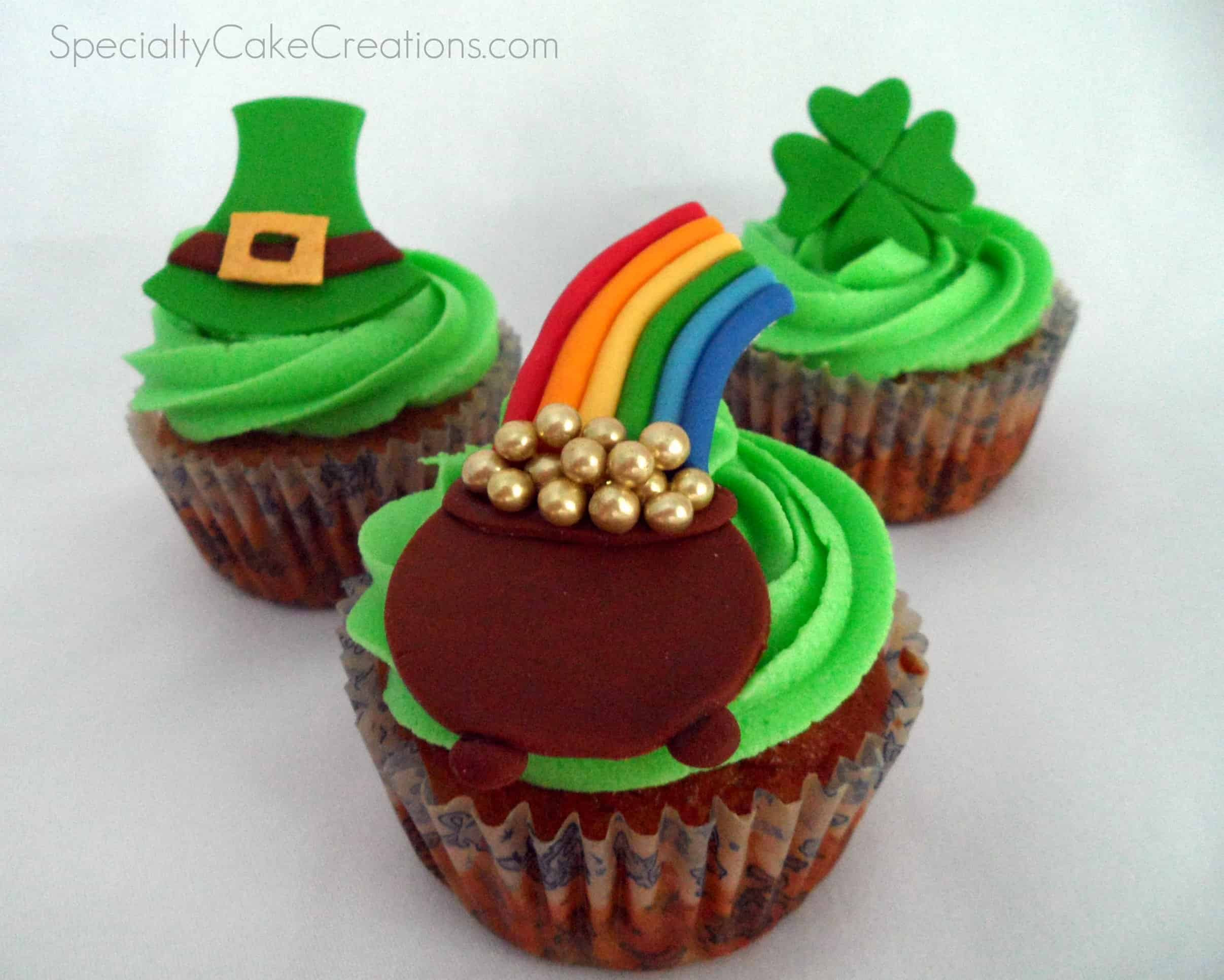 Saint Patrick Cupcakes
 St Patrick s Day Cupcake Toppers