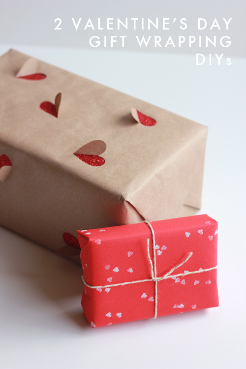 Saint Valentine Gift Ideas
 2 simple Valentine s Day t wrapping ideas The House