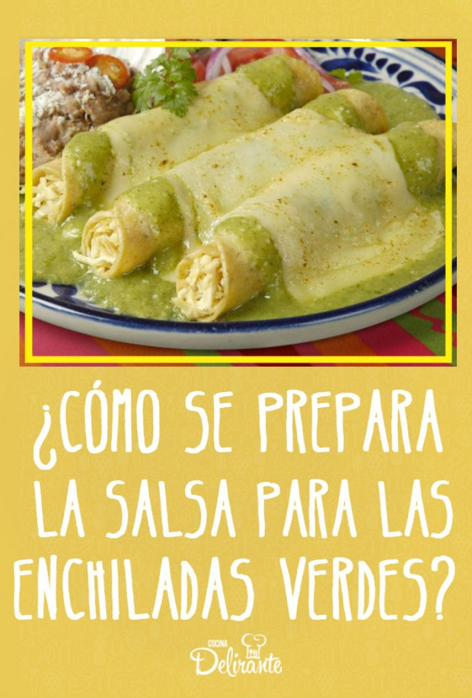 Salsa Para Enchiladas
 receta facil de salsa verde para enchilada