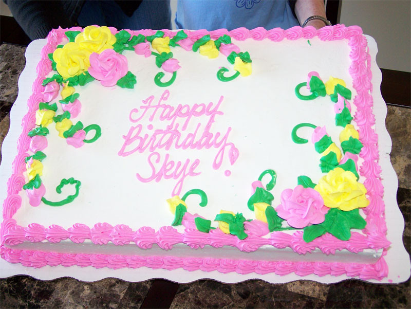 Sams Club Birthday Cakes
 Growing Up Skye and Jack Happy 4th Birthday Skye