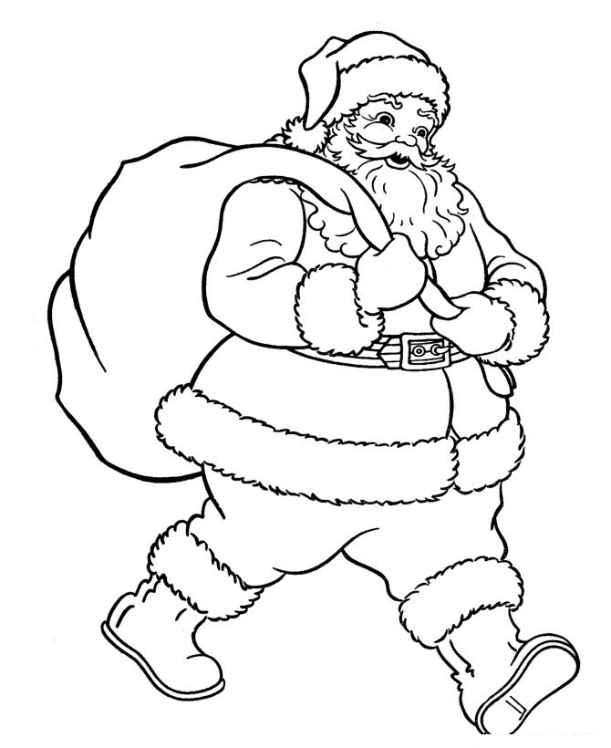 Santa Claus Coloring Pages Free Printables
 Free Printable Santa Claus Coloring Pages For Kids
