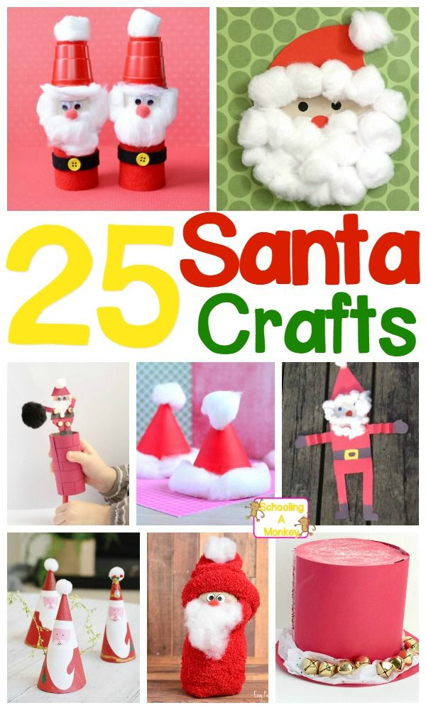 Santa Craft For Kids
 Delightful and Adorable Santa Claus Crafts for Kids