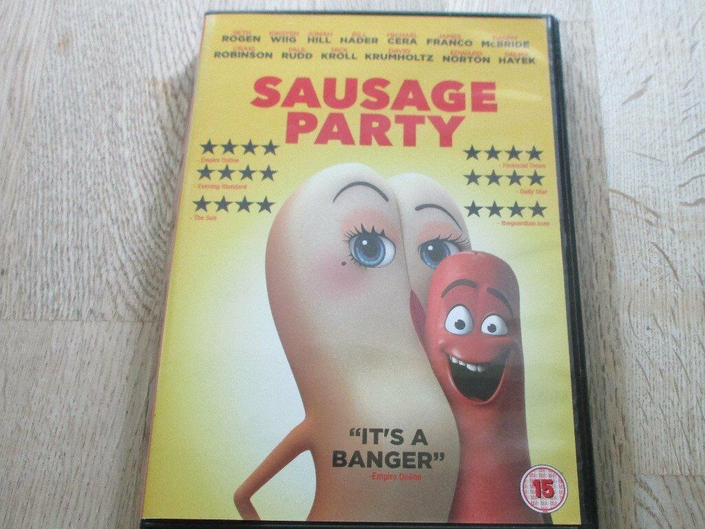 Sausage Party Not For Kids
 Sausage Party Dvd 2016 Rated 15 Animation edy NOT