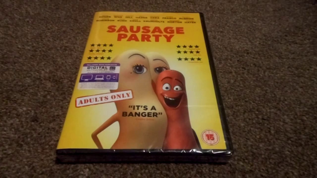 Sausage Party Not For Kids
 Sausage Party UK DVD Unboxing