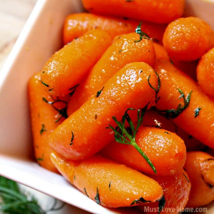Savory Baby Carrot Recipes
 Honey Dill Glazed Carrots • Must Love Home