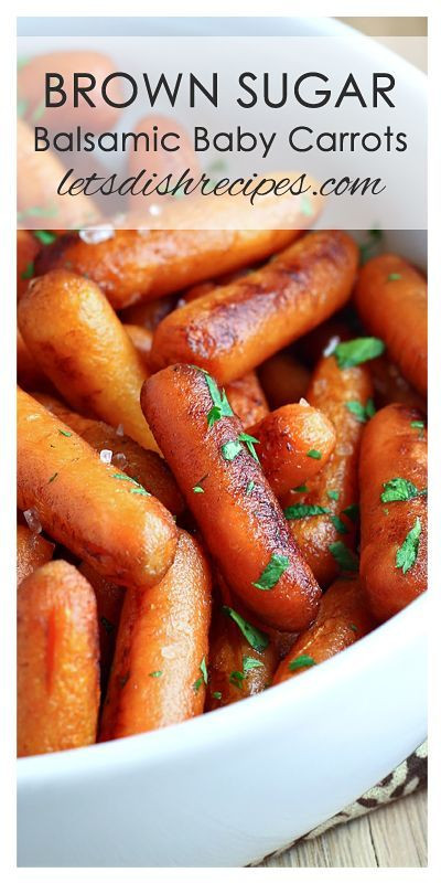 Savory Baby Carrot Recipes
 Brown Sugar Balsamic Roasted Baby Carrots Recipe