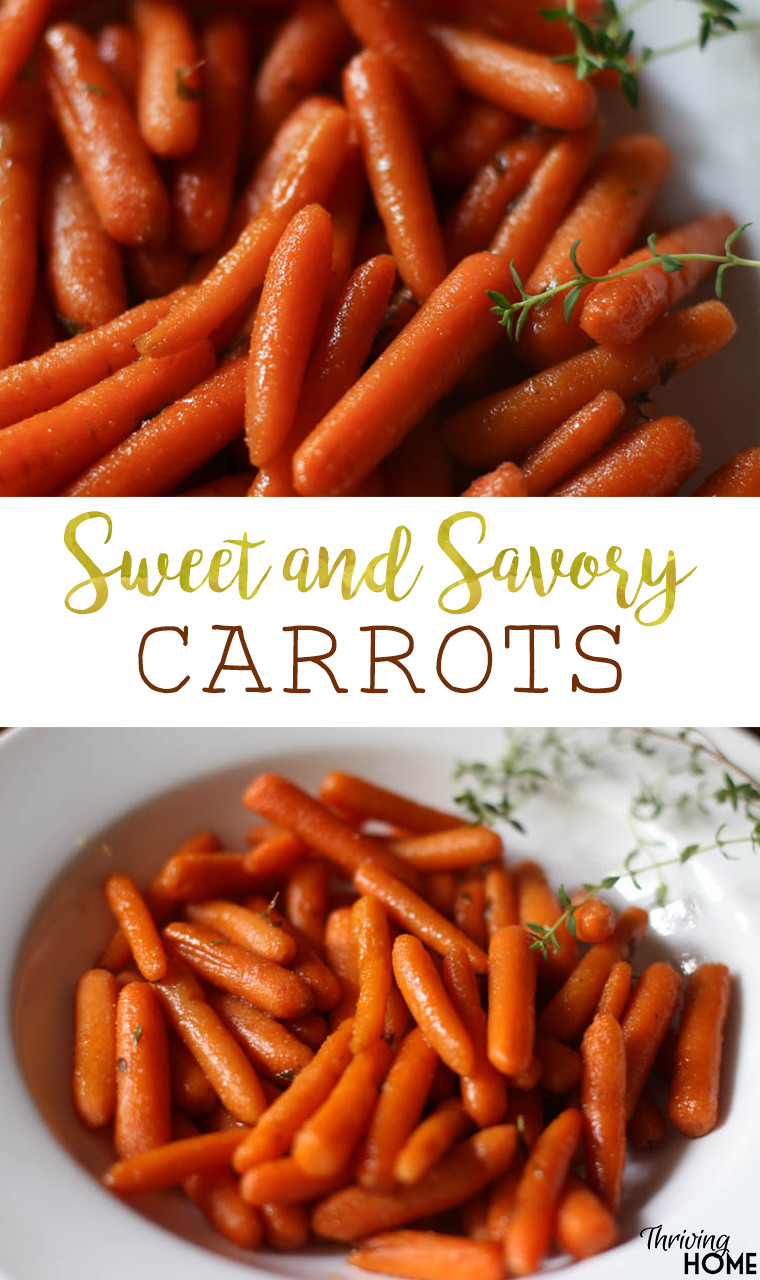 Savory Baby Carrot Recipes
 Sweet and Savory Roasted Carrots Recipe