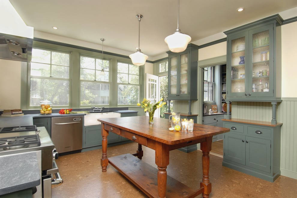 Schoolhouse Lights Kitchen
 Good Looking schoolhouse lighting in Kitchen Traditional