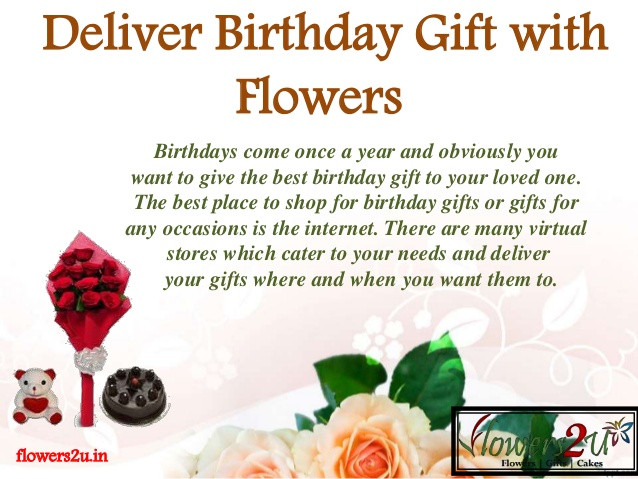 Send A Birthday Gift
 Send birthday ts in Mumbai