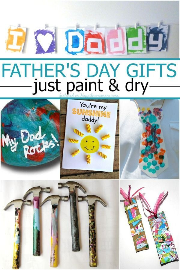 Sentimental Father'S Day Gift Ideas
 Father s Day Gifts made with paint