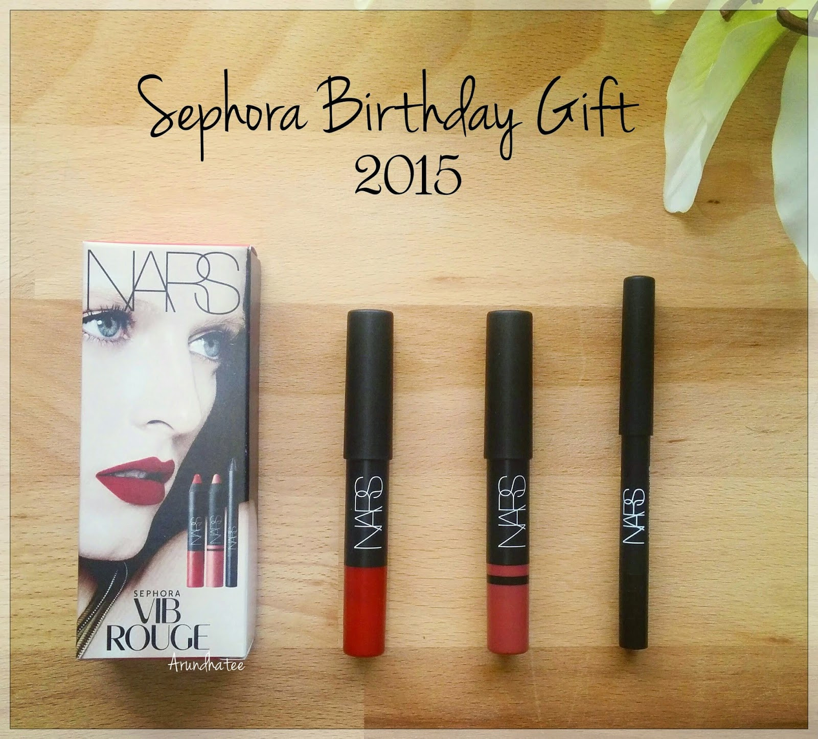 Sephora Free Birthday Gift
 Discovering me Sephora wishes "Happy Birthday"
