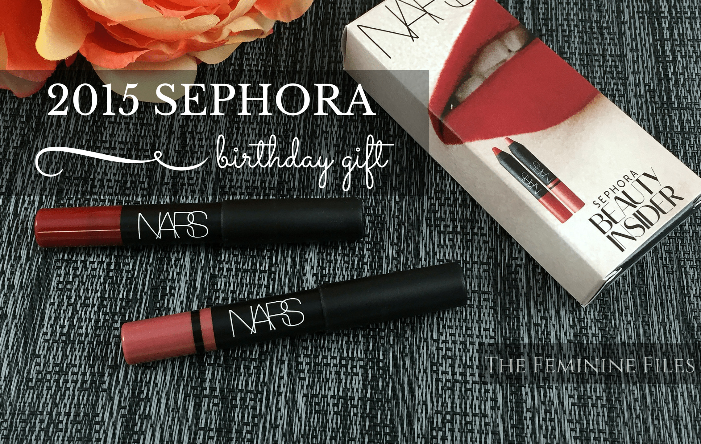 Sephora Free Birthday Gift
 2015 Sephora Birthday Gift NARS Lip Pencils The
