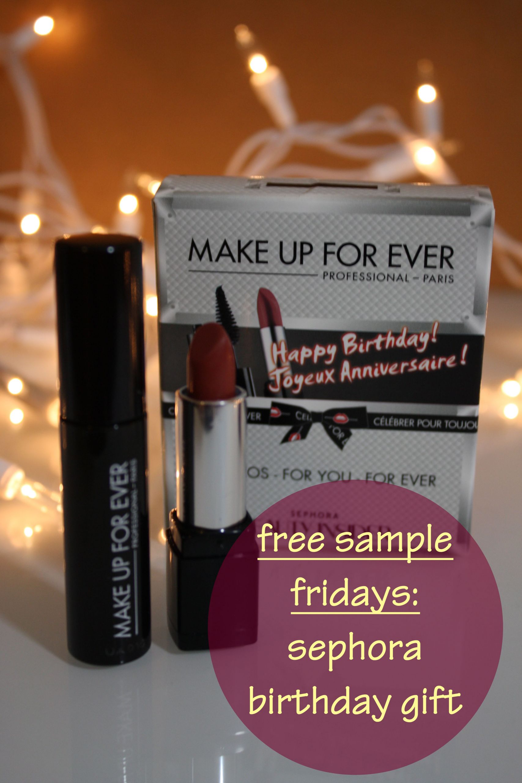 Sephora Free Birthday Gift
 Free Sample Fridays Sephora Birthday Gifts – xobrendykins