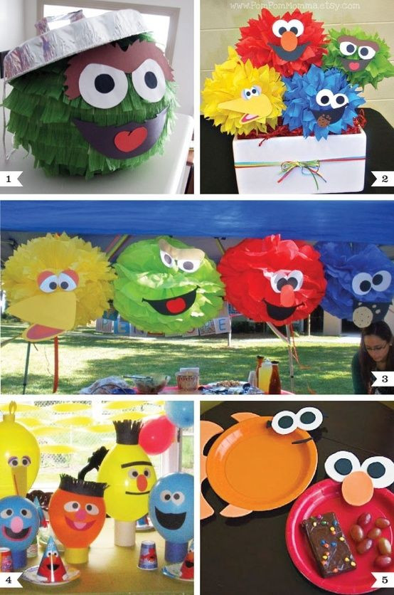 Sesame Street DIY Decorations
 170 best images about Sesame Street Birthday Party on